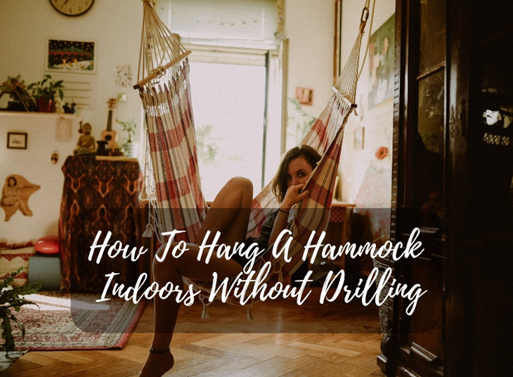 Hang A Hammock Indoors Without Drilling, How To Hang Chair From Ceiling Without Drilling